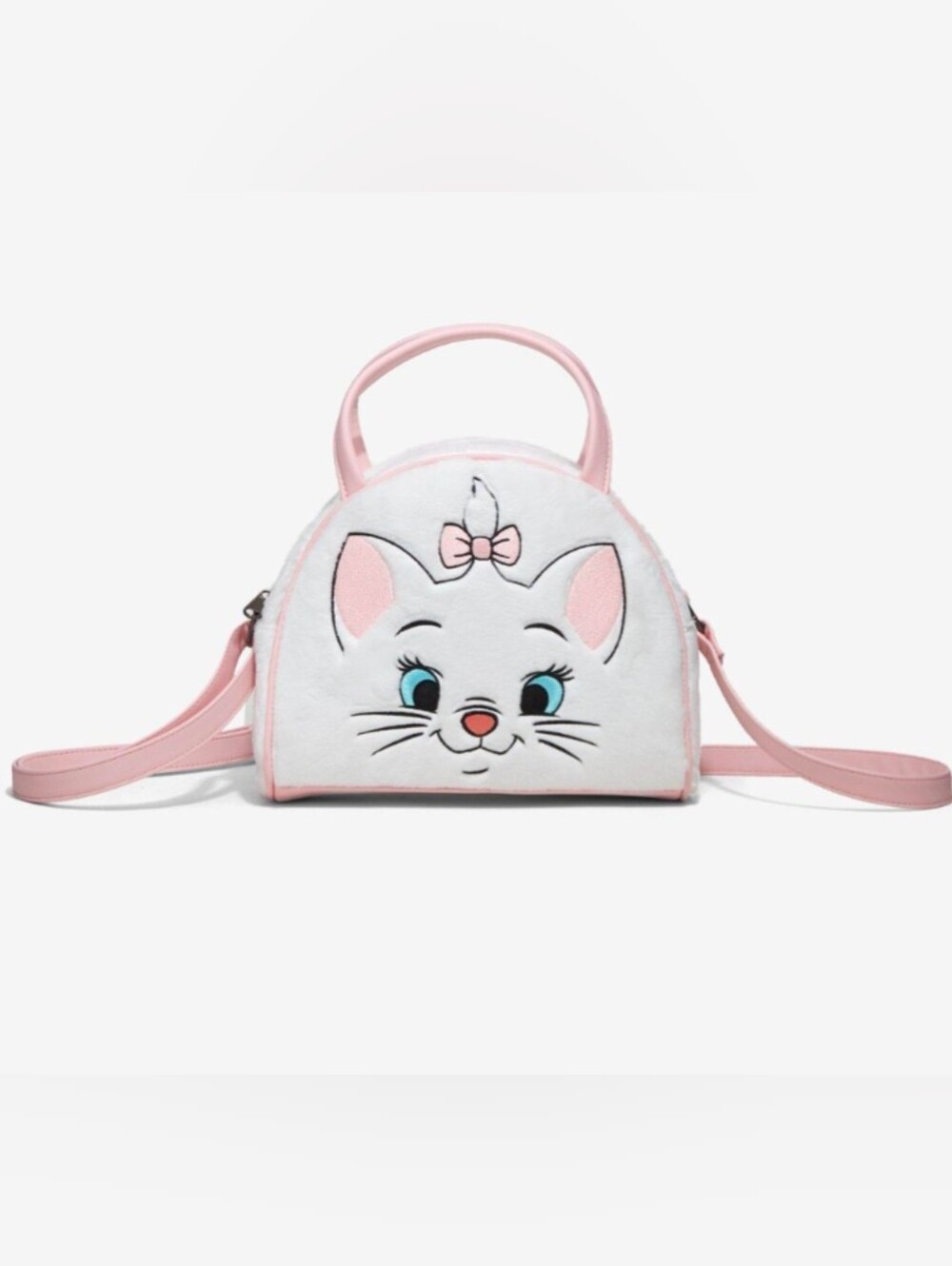 Loungefly Disney The Aristocats Marie Dome Crossbody Bag Fuzzy Purse NEW!